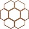 Ekena Millwork Florin Wood Fretwork Pierced Ceiling Medallion, Walnut, 24"OD x 10 1/4"ID x 1/4"T CMWP24X24X0250FOWA - alternate 1